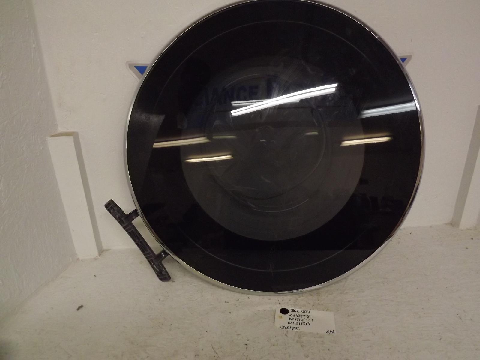 Whirlpool Washer W11328751 W11316777 W11318813 Door Assembly Used Whirlpool Washer W11328751 W11316777 W11318813 Door Assembly Used
